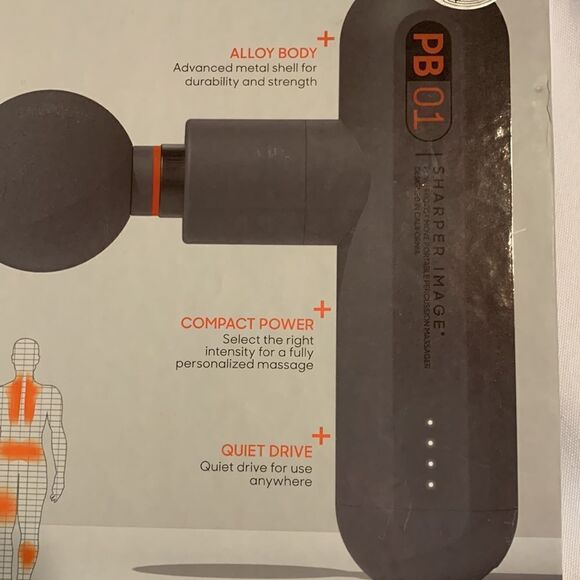 Sharper Image Powerboost Move portable percussion massager NWT - Picture 5 of 9